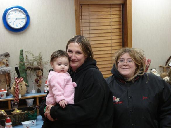 Mandy & Cheyanne @ the bake sale 2008